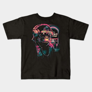 Gorilla Neon Kids T-Shirt